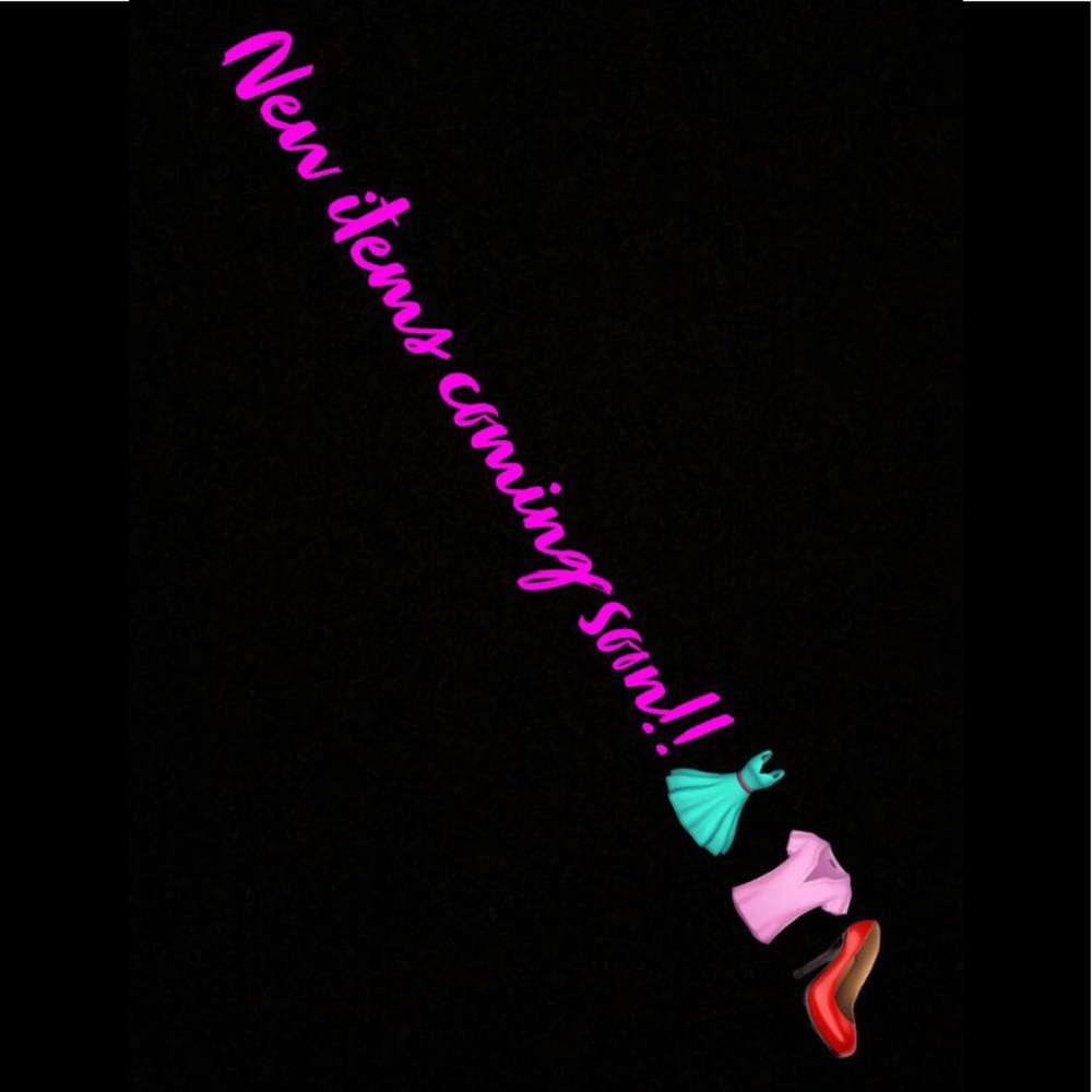 New clothing items coming soon
